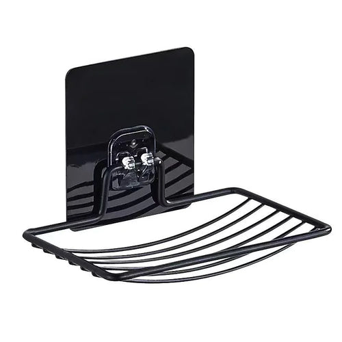 Stainless Steel Soap Rack Soap Box Light Luxury Shelf Punch-free